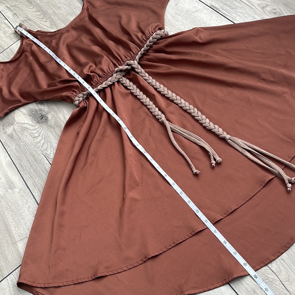 XOXO Women’s Brown Dress Size S - Picture 9 of 13
